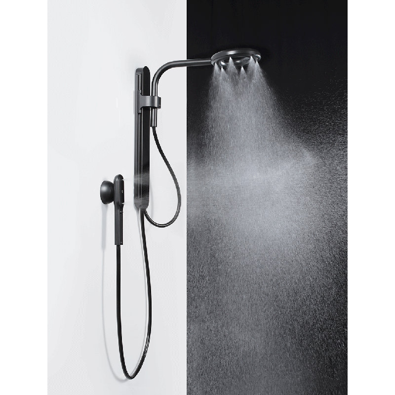 Moen Mixer Shower with Adjustable Shower Head, Chrome/White, Waist high