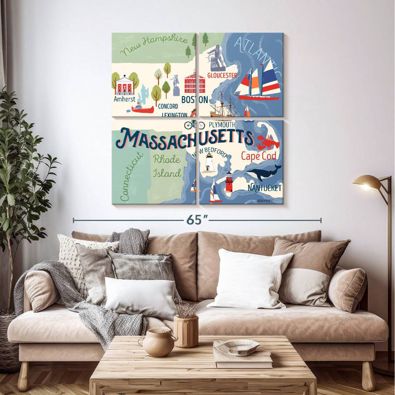 Aliaz State Maps - Massachusetts Attractions