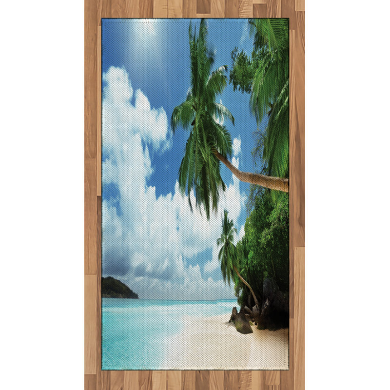 Jungle High Density Long Fiber Poly Threads Decorative Area Rug Carpet, Rectangle 2'7" x 5'
