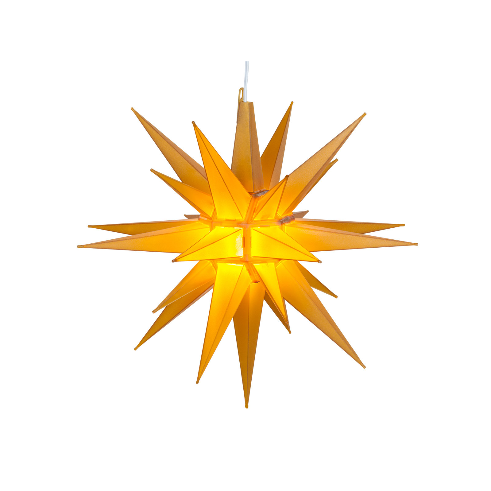 Moravian Star Lighted Display, Gold