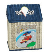 Grand panier à linge à mèches