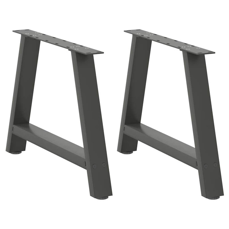 Sarbash Table Leg, 43cm H x 70cm W, Anthracite