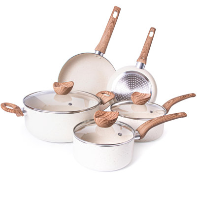 Tomasi 8 - Piece Granite Cookware Set