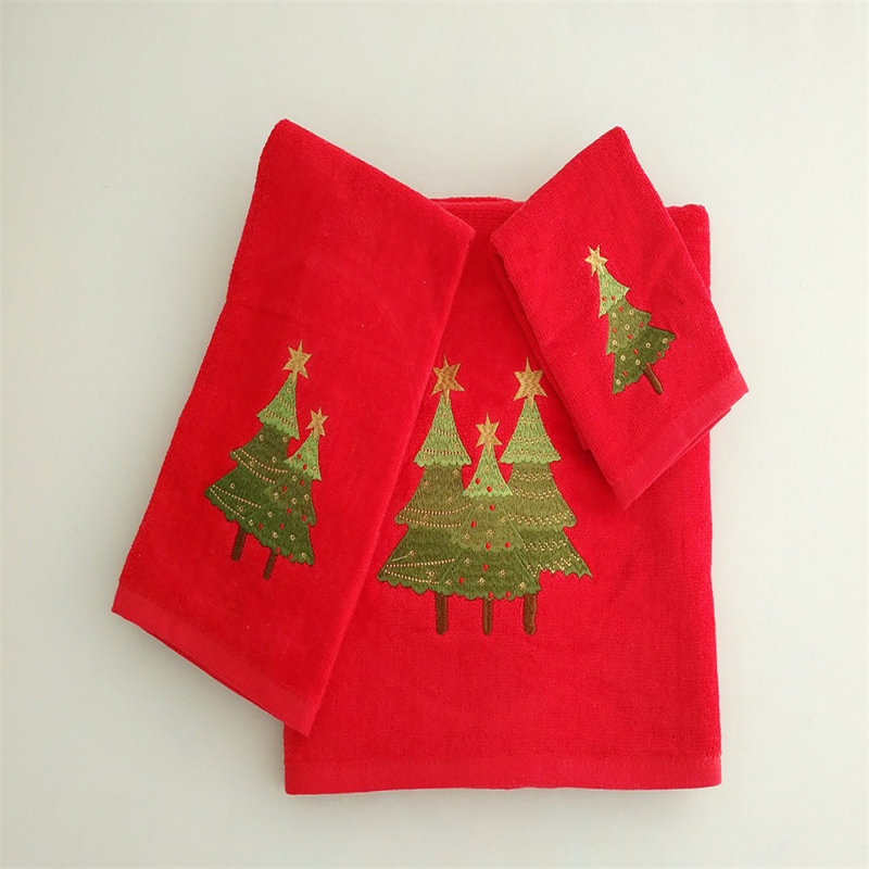 Ensemble de 3 pièces pour chambre d'amis Harim, Rouge