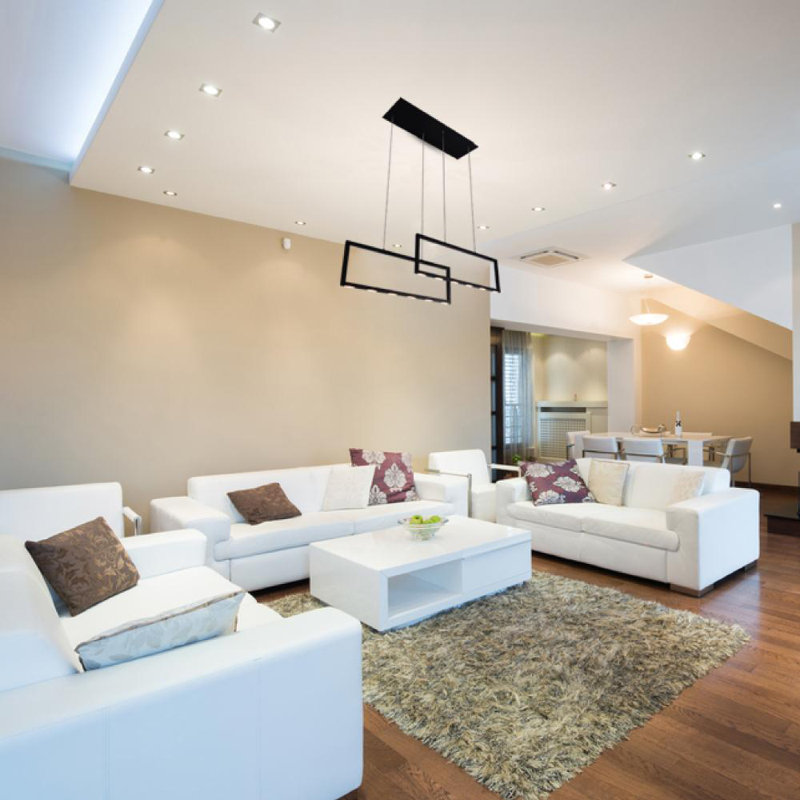 Luminaire suspendu à 2 lumières DEL