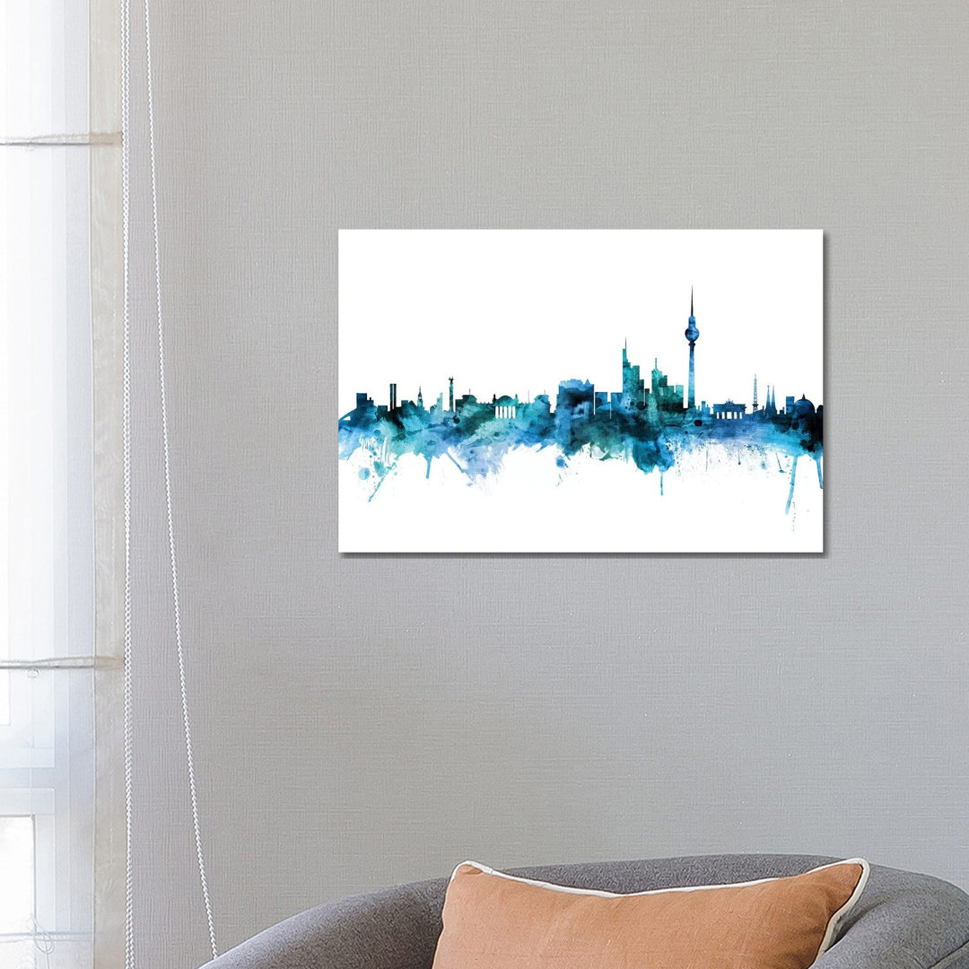 Berlin, Germany Skyline by Michael Tompsett - Wrapped Canvas Gallery-Wrapped Canvas Giclée