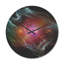 Horloge murale en bois mauve-63617730