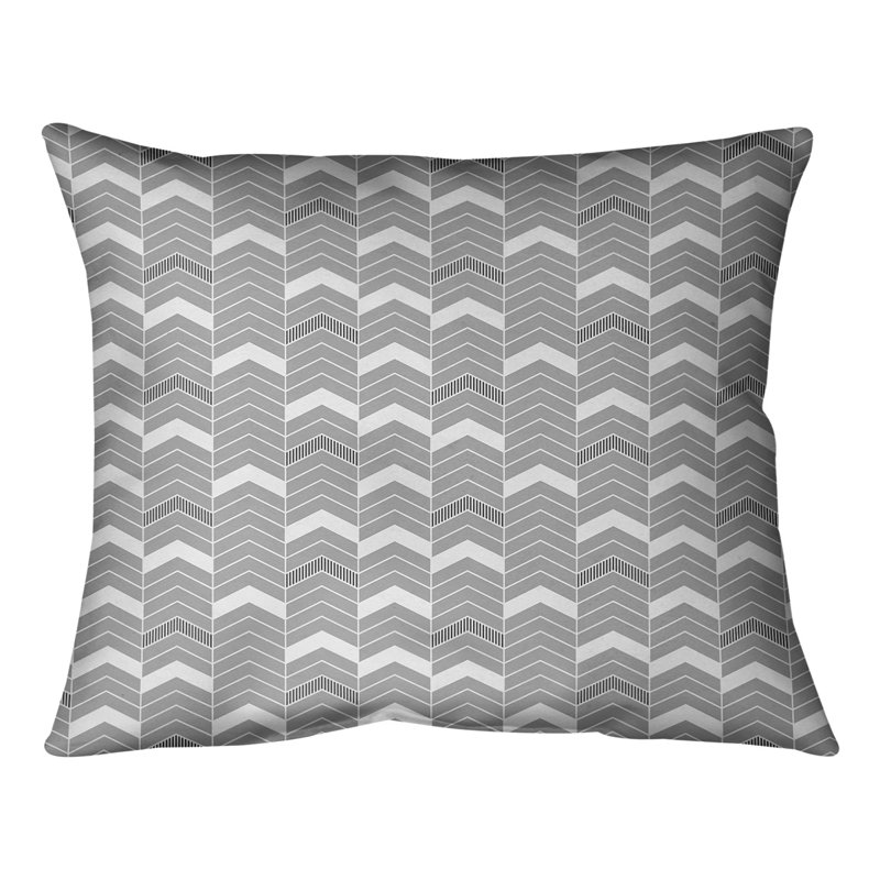 Coussin Rhonda, H 10 po x l 14 po, Noir, Duvet / Plumes