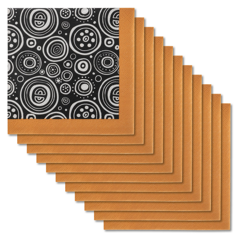 Cocktail Paper Napkins Circles
