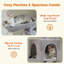 Grand arbre à chat, grande tour à chat de 69 pouces pour les grands chats d'intérieur avec grand hamac, poteaux à griffer, condo confortable et perchoir supérieur-131246020