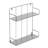 2 Piece Metal Floating Shelf