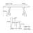 Ash wood rock slab rectangular dining table set-106777946