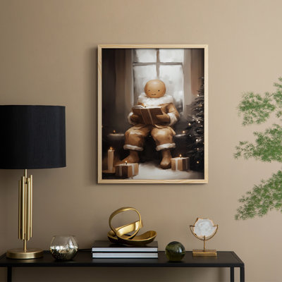 Christmas Holiday Art -Series 2-CCXCIV Framed Print - Solid Wood