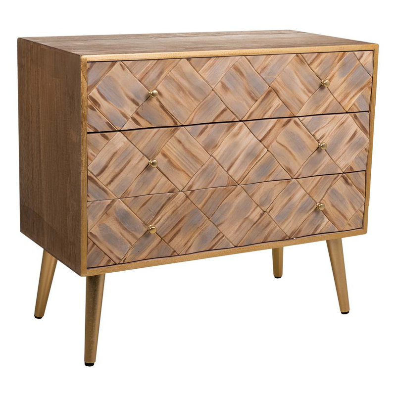Mowbray 73cm W Bedside Table