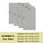 0.4" Split Bunkie Board, Foldable Bed Panels, Low Profile Mattress Bed Support / Slats with Cover-253280527