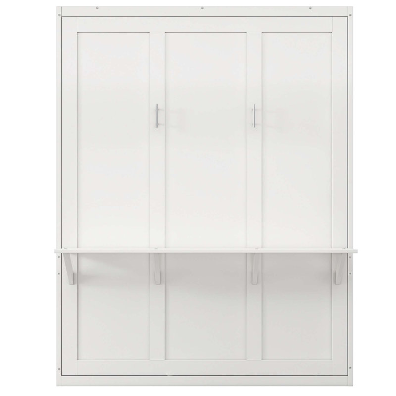 Versatile Murphy Bed with Desk Combo for Home and Office Use, Queen