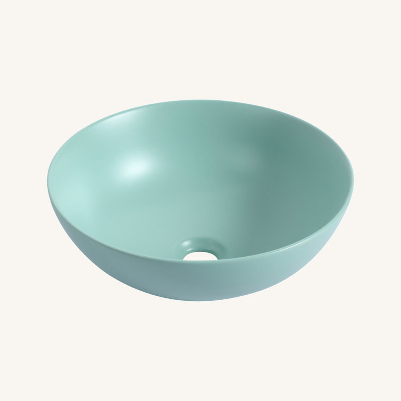 Lavabo vasque pour salle de bain, Vert clair