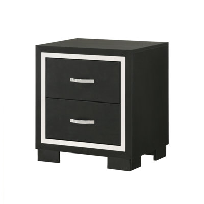 Table de chevet 2 tiroirs Modern Glam