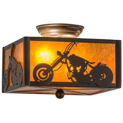 Acrylic Semi Flush Mount