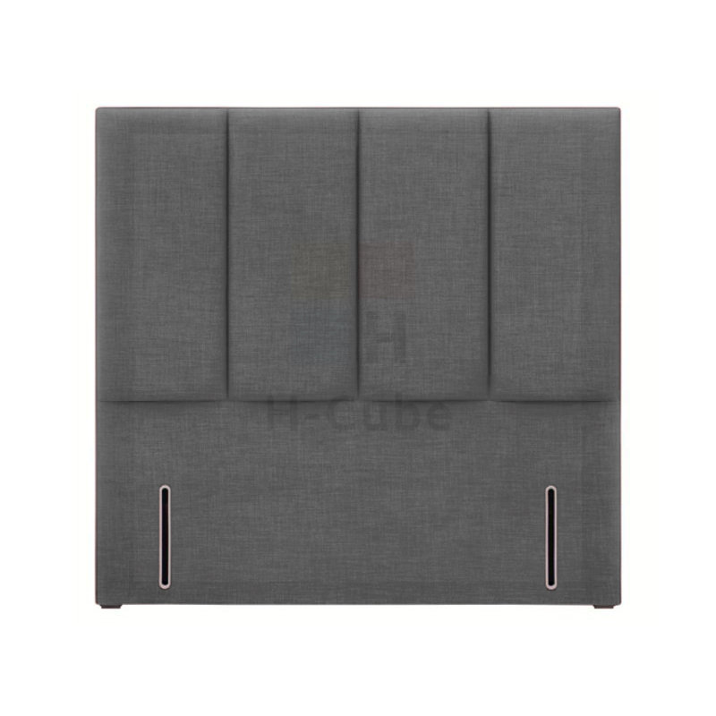 Upholstered Headboard, Grey, Kingsize (5')