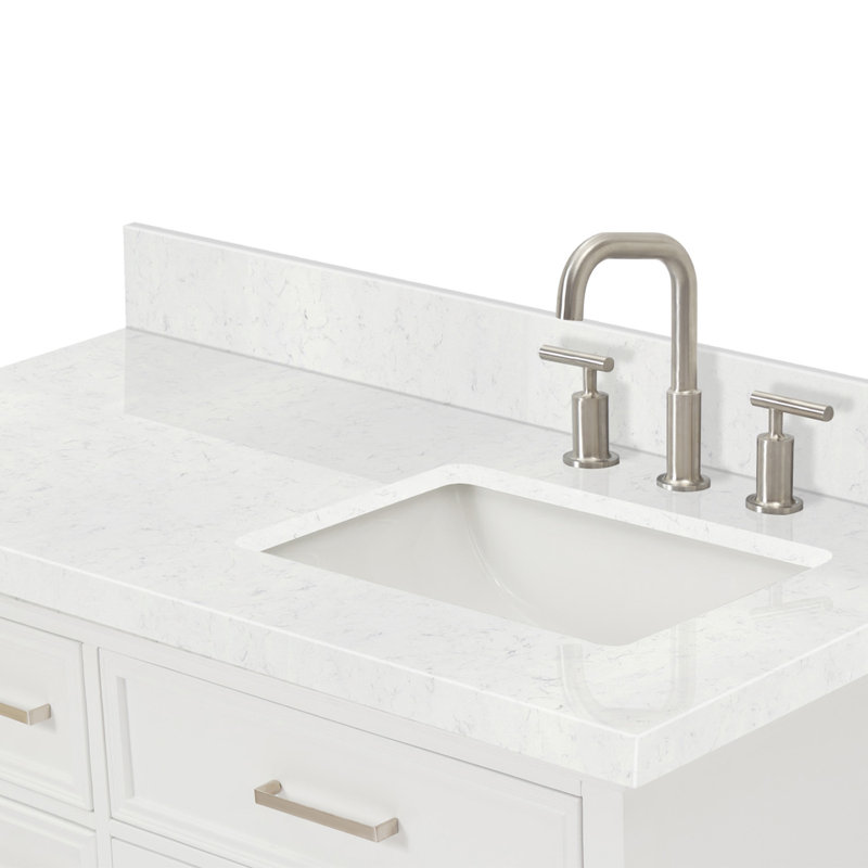 Kensington 37'' W Single Vanity, Right, White