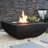Aurora 34" Liquid Concrete Fire Table-40790657-34354502