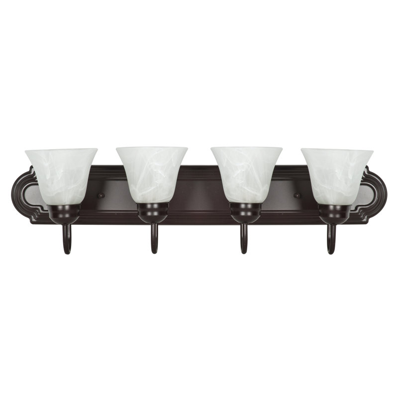 Éclairage pour meuble-lavabo à 4 niveaux - Bronze