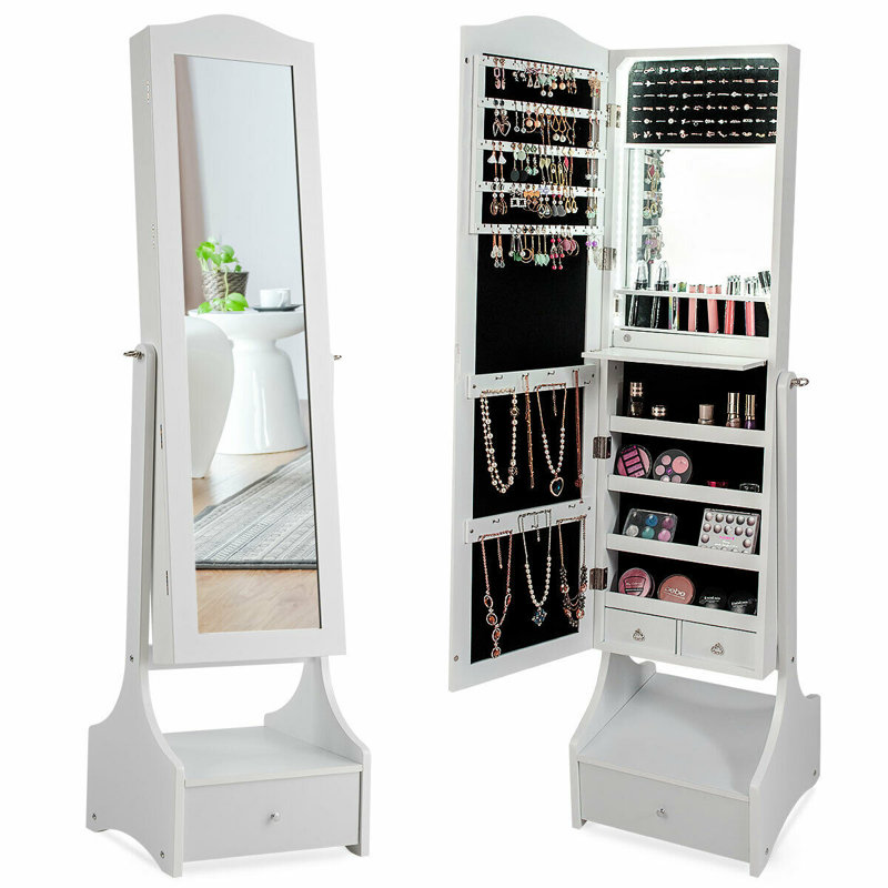 Mccullough Freestanding Jewelry Armoire