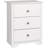 Sonoma Traditional Tall Nightstand Side Table With 3 Drawers, Functional Tall 3-Drawer Bedside Table-2130371032