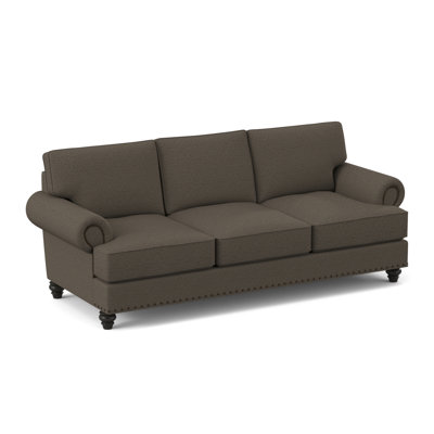 Foxhill 89" Round Arm Sofa with Reversible Cushions