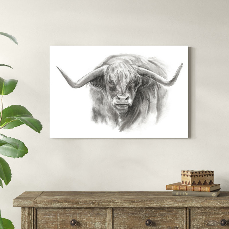 " Soft Focus Highland Cattle II " by Jennifer Paxton Parker, 24" H x 36" W x 1.25" D