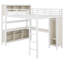 Lit mezzanine compact en métal avec garde-robe, bureau en L, cubes de rangement et tablettes de présentation-1575777027