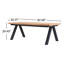 Sten 83" Wood Farmhouse Dining Table