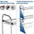 Stainless Steel 2 Tier Large Over The Sink Dish Rack, Sink Rack With Utensil Holder For Organizer Dishwasher Kitchen Counter-107650505