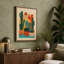 Desert Garden Mid-Century - Wrapped Canvas-29436401-29436402