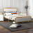 Dunkin Upholstered Metal Platform Bed-2144069452