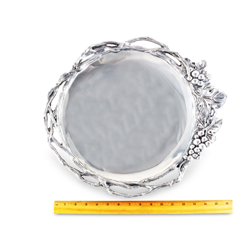 Grape Metal Decorative Tray