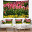Tapisserie florale tulipe avec fleurs jaunes-28487923