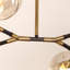 Lustre linéaire moderne 6 lumières Spoutnik