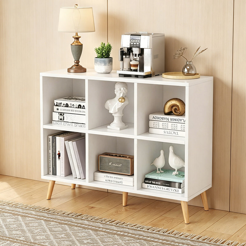 72cm H x 92cm W Bookcase, White
