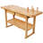 Professional Rubberwood Solid Wood Workbench-2 Drawers