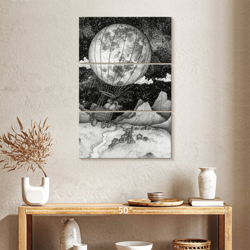 Mehar Moon Balloon, 38" H x 24" W