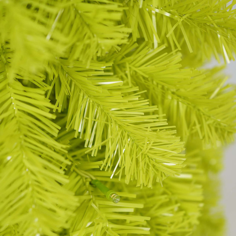 Sapin de Noël artificiel à charnière 5 pi avec 400 branches luxuriantes et 100 lumières DEL