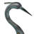 Shunk Metal Indoor Outdoor Crane Decorative Green Garden Sculpture Set