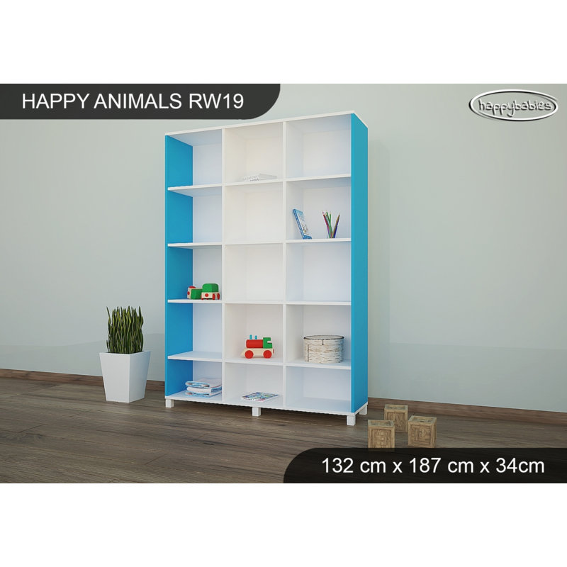 187cm H X 132cm W Kids Bookcase, Blue