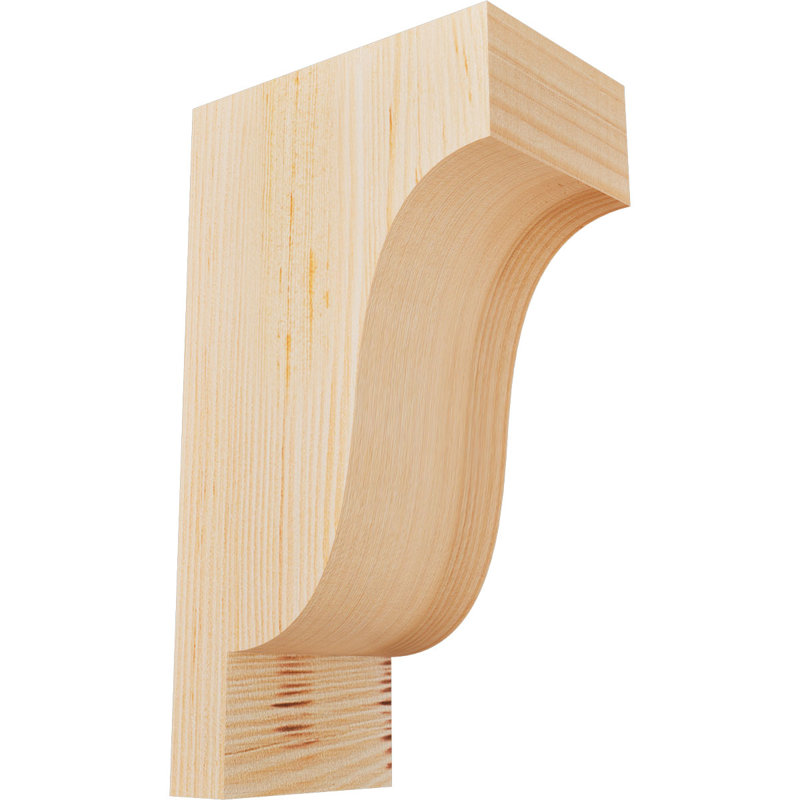Newport Corbel, Lisse, H 10 po x l 3,5 po x P 6 po, Sapin de Douglas