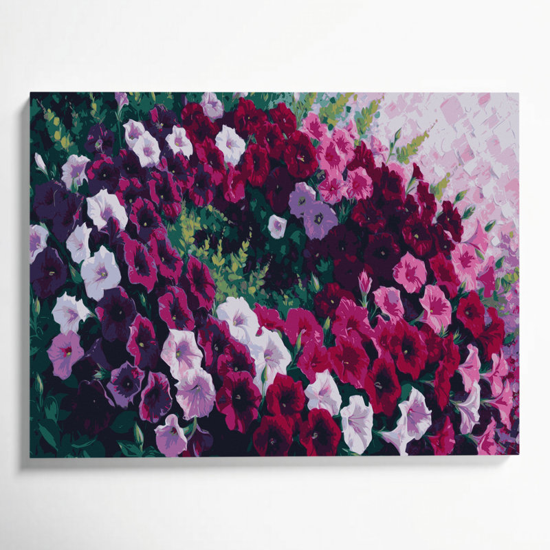 Art mural sur toile Botanical Petunias