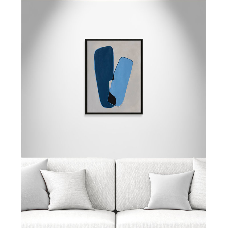 In Unity II by Filippo Ioco For Casa Fine Arts, 25.5" H x 19.5" W x 2" D, Espresso Framed
