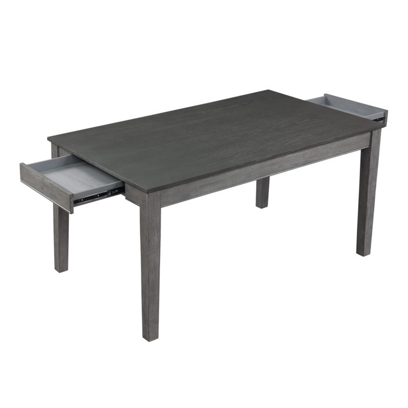 Leward Rectangular Dining Table, Gray