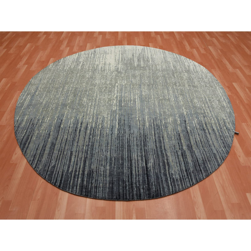 One-of-a-Kind 7'10" X 8'1" New Age Area Rug in